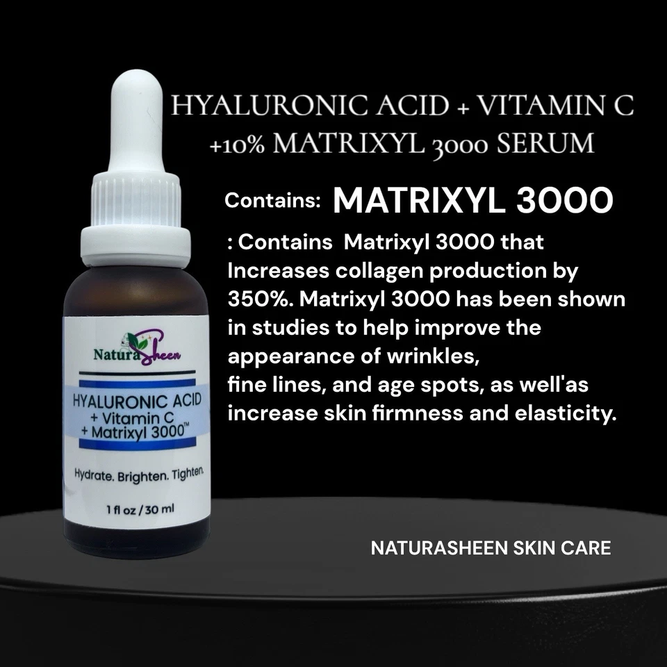 SUERO HIALURÓNICO + VITAMINA C + MATRIXYL 3000. Iluminador, hidratante y reafirmante. Foto 4 de 4