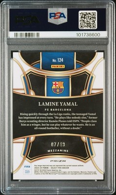 2023-24 Panini Select FIFA - Mezzanine Lamine Yamal #124 Orange