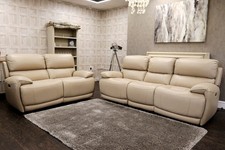 World Of Leather Rocco Dual Power/HR Reclining 3 & 2 Seat Sofa Set