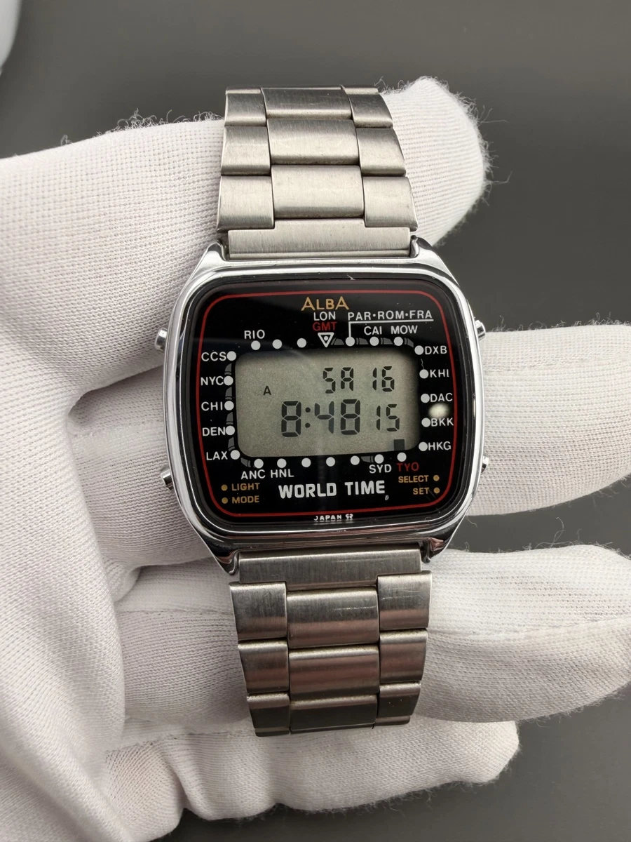 精工男士方形手表| eBay