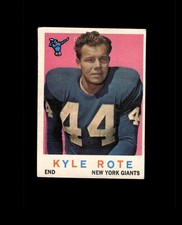 1959 Topps 7 Kyle Rote VG #D1,528165