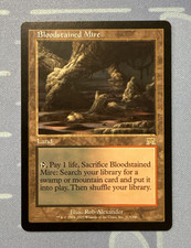 Bloodstained Mire #313/350 Onslaught Magic The Gathering 2002
