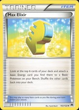 Max Elixir 102/122 Uncommon BREAKpoint Pokemon Lightly Played