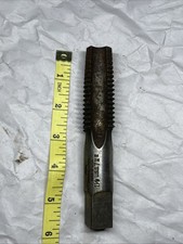 1-1/8 inch Vintage Greenfield hand tap with 7 threads per inch USA USS 7 HT F5