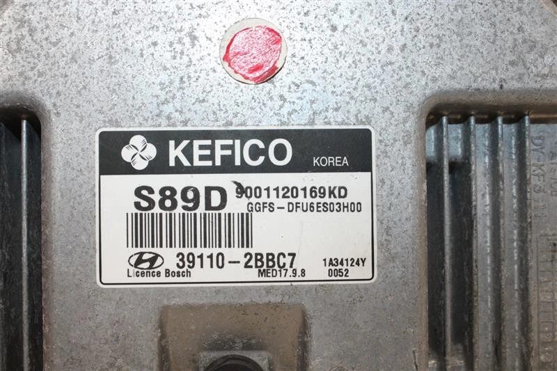 Computadora ECU ECM HYUNDAI VELOSTER 2013 13 2014 14 391102BBC7 1366628 Foto 3 de 4
