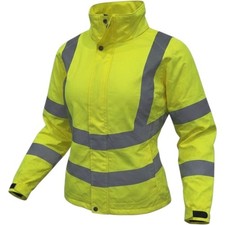 Portwest Ladies Hi-Vis Breathable Jacket Yellow Reflective LW70 Size Small NWT