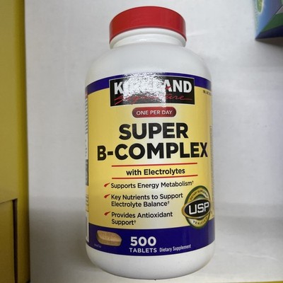 Kirkland Signature Super B-Complex with Electrolytes, 500 Tablets (exp 04/2028+)