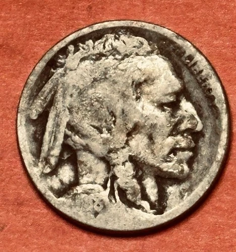 1918-S Buffalo 🦬 Nickel 5C Good Circulated Conditions USA 🇺🇸 Coin#W19