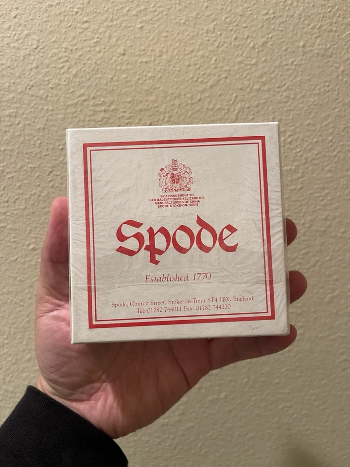 VTG Spode Christmas Tree Coaster Set of 6 New! Unopened - Image 4 of 4