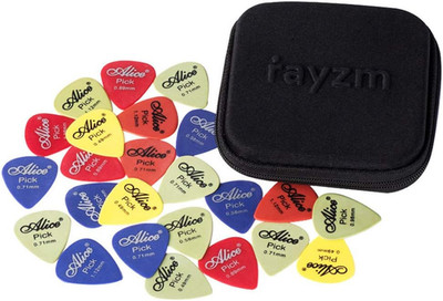 Guitar Picks Plektren, Delrin Plektrum Plektron Picks für Gitarre und Bass. Vers