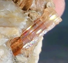Rarest Rainbow Imperial Topaz Crystal Natural Raw Rough Specimen Cluster Matrix