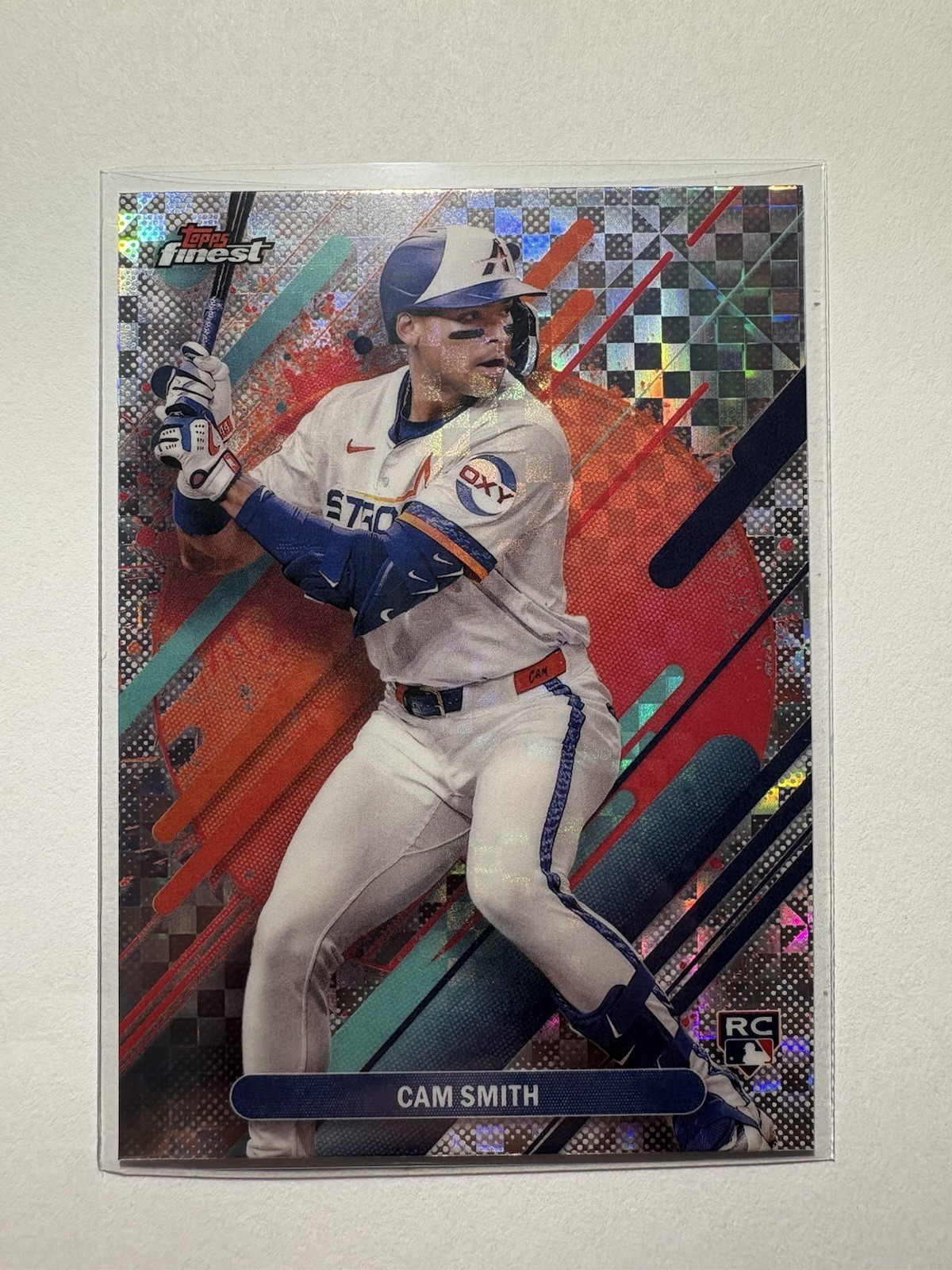 2025 Topps Finest Cam Smith #223 Rare Checkerboard Refractor SP