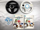 Mario Kart Wii Nintendo Wii 2008 Game CIB 2 OEM Wheel Bundle Tested Complete