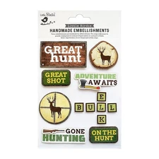 Stickers 3D Little Birdie Gone Hunting Great Hunt Adventure Awaits Deer Scope