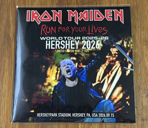 IRON MAIDEN Run For Your Lives  Hershey, PA 2026 Bruce Dickinson 2CD