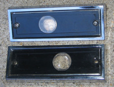 1973 Chrysler Imperial Interior Rear Seat Courtesy Lamp Lens Bezel Pr C Body 73