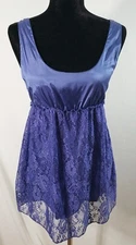 Lace dress, cocktail dress, bow tie on back, beautiful blue, size S or L 