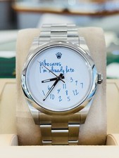 Rolex Oyster Perpetual 124300 Silver Oyster Bracelet with Silver Bezel 3