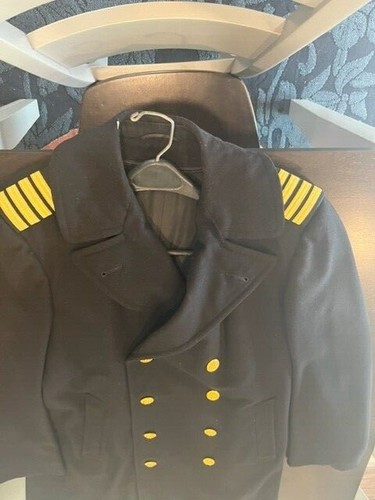 Military Navy WW2. Capitan's Pea Coat 