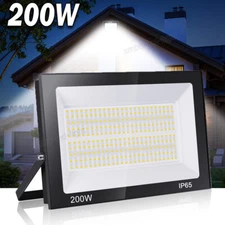 200W LED Flood Light Outdoor Security Spotlight Landscape Garden Yard Work Lamp