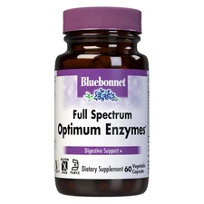 Bluebonnet Full Spectrum Optimum Enzymes 60 Vegetable , digestive support