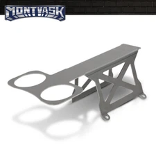 5" Tall Tunnel Mount Stand w/ Drink Cup Holder Fit For B&M Hurst TCI Shifter