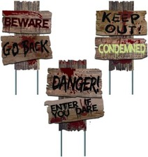self-designed Halloween Decorations Yard Signs Stakes Props Outdoor Decor Scary