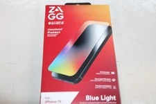 ZAGG InvisibleShield Blue Light Glass Screen Protector Apple iPhone 15