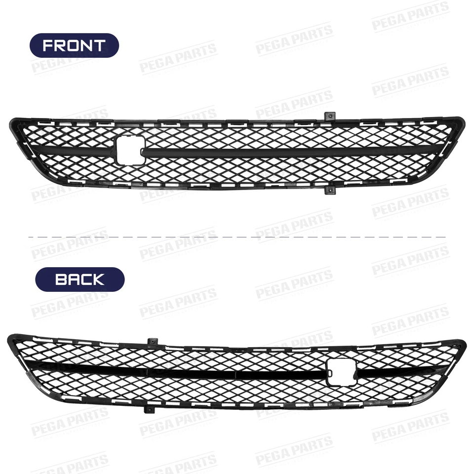 Front Bumper Upper Lower Grille Fog Lights For 2010-2013 Infiniti G37 11-12 G25 Foto 4 de 4
