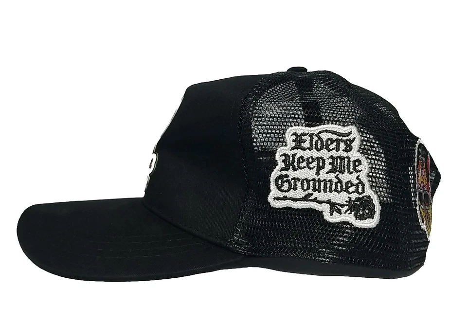 Daddy Yankee Psycho Bunny Charity Cap Adjustable Snapback Mesh Back Trucker Hat - Image 2 of 4