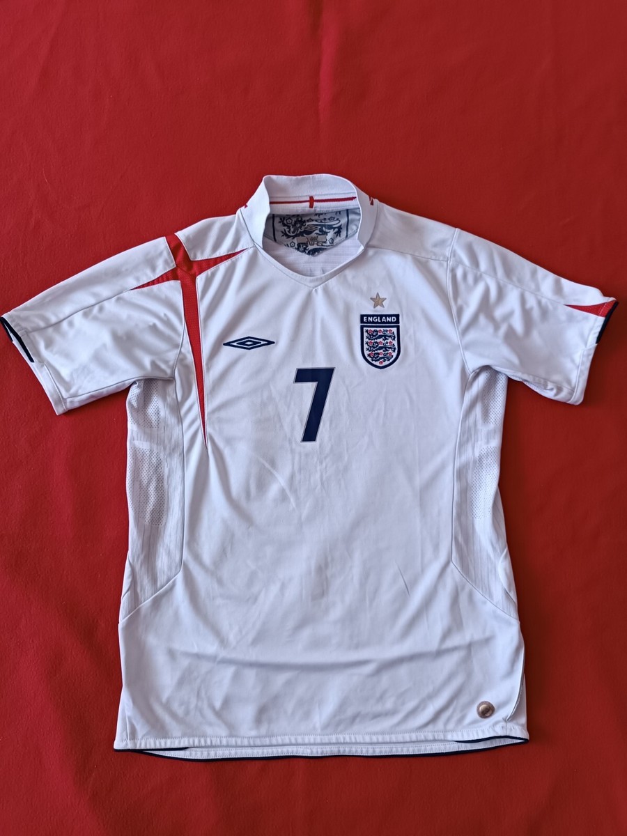Umbro England Football Shirt 2005-7 Beckham “7”. | eBay