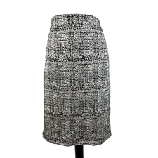 Mynt1792 Skirt Plus size 26W Black Pink Animal Print Straight Knee Career Zipper