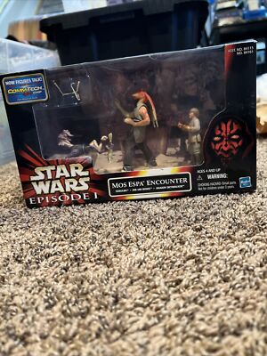 Hasbro Star Wars Episode I Mos Espa Encounter Sebulba, Jar Jar
