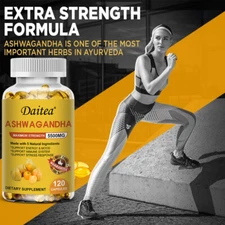 Organic Ashwagandha Extract - 5500MG - Energy, Stress Support