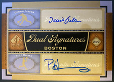 2012 SP Signature Dual Signatures #BOS32 Derrik Gibson/Pete Hissey F