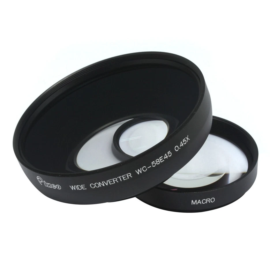 58mm 0.45X Wide Angle Macro Lens For Canon Nikon Pentax Sony Panasonic Camera - Image 2 of 4