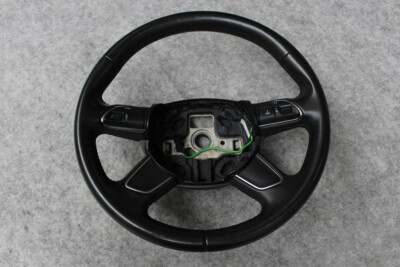 Genuine Audi A4 8K Q5 8R Q7 Steering Wheel Leather Multifunction MFL 4L0419091AC Black