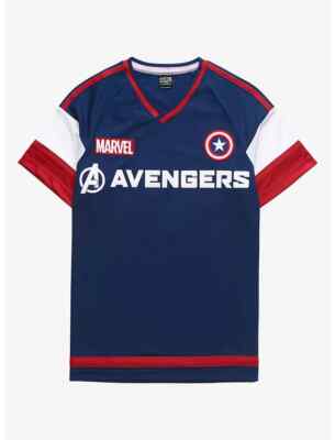 Our Universe Captain America Rogers 41 Men's Soccer Jersey Size M