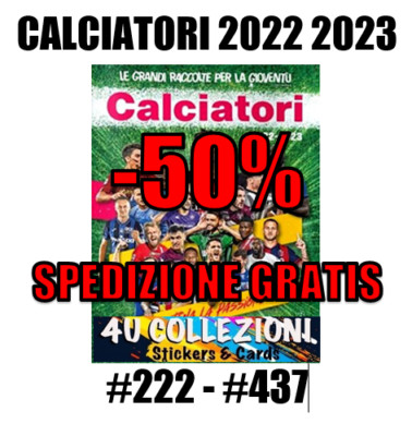 PANINI FOOTBALLERS 2022 2023 FIGURINES OF YOUR CHOICE #222- #437 NEW SHIPPING FREE