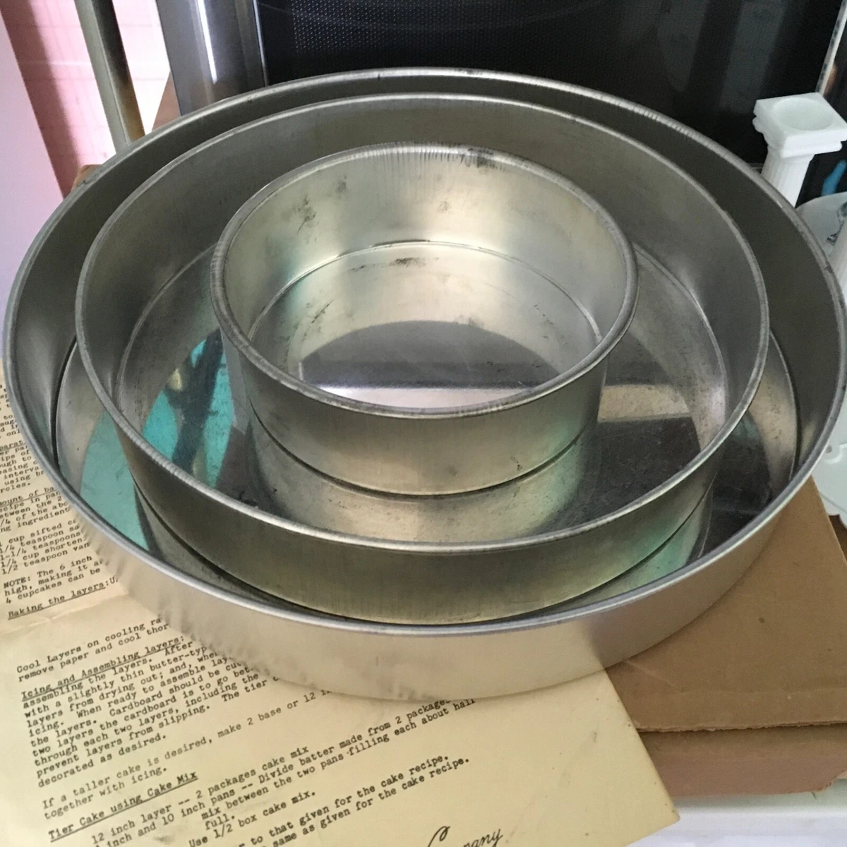 Wedding cake pans cheap