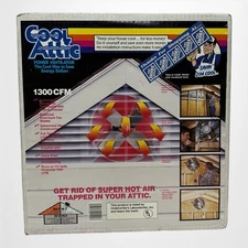 Ventamatic Superior Energy Efficient Galvanized Gable Mount Attic Vent In Box