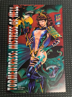 Tormentress: Mistress Of Hell # 0  (Black Out 1997)  Adult Comic Kenneth Lilly 