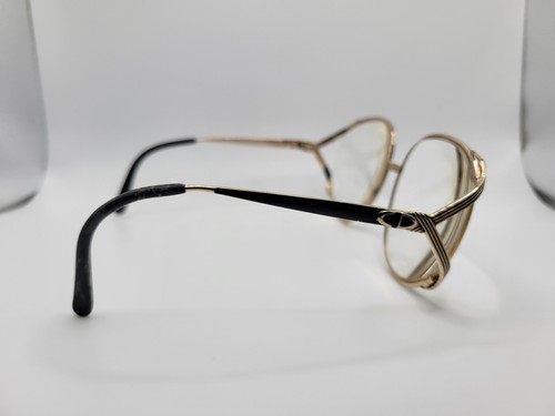 Vintage Christian Dior 2387 Austria Gold Round Eyeglasses FRAMES ONLY 55-16-120 - Picture 12 of 17