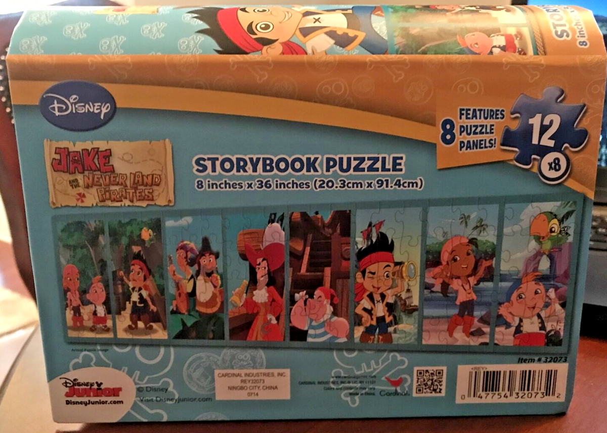 Disney Junior JAKE AND THE NEVERLAND PIRATES Puzzle Storybook (8