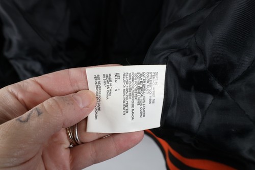 Vintage 90s Mens Large Distressed Cleveland Browns Football Suede Leather Jacket - Picture 12 of 18