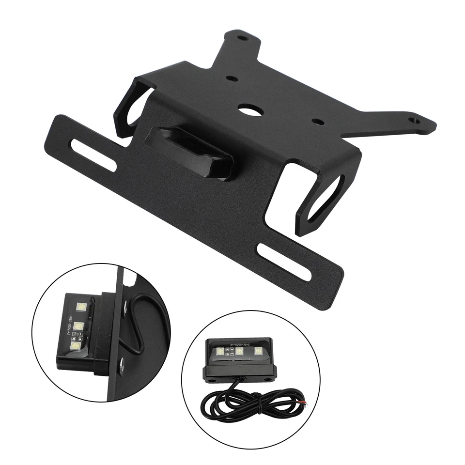 License Plate Holder Bracket fit for Suzuki SV650 ABS 2016~21 BLK A - Image 3 of 4