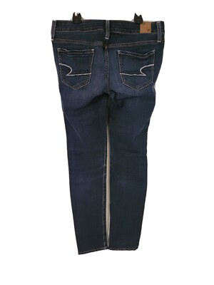 AMERICAN EAGLE Stretch Skinny Blue Jeans Size 6 Reg (M. 29W x 31L)