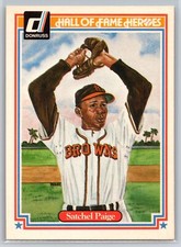 1983 Donruss Hall of Fame Heroes #11 Satchel Paige St. Louis Browns
