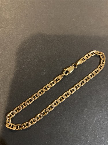 Signed SMG Italy Solid 14K Yellow Gold 