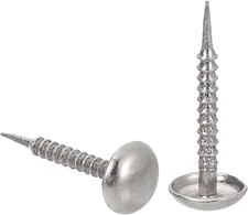 uxcell 50Pcs Upholstery Nails, 8x20mm Tacks Furniture Silver 